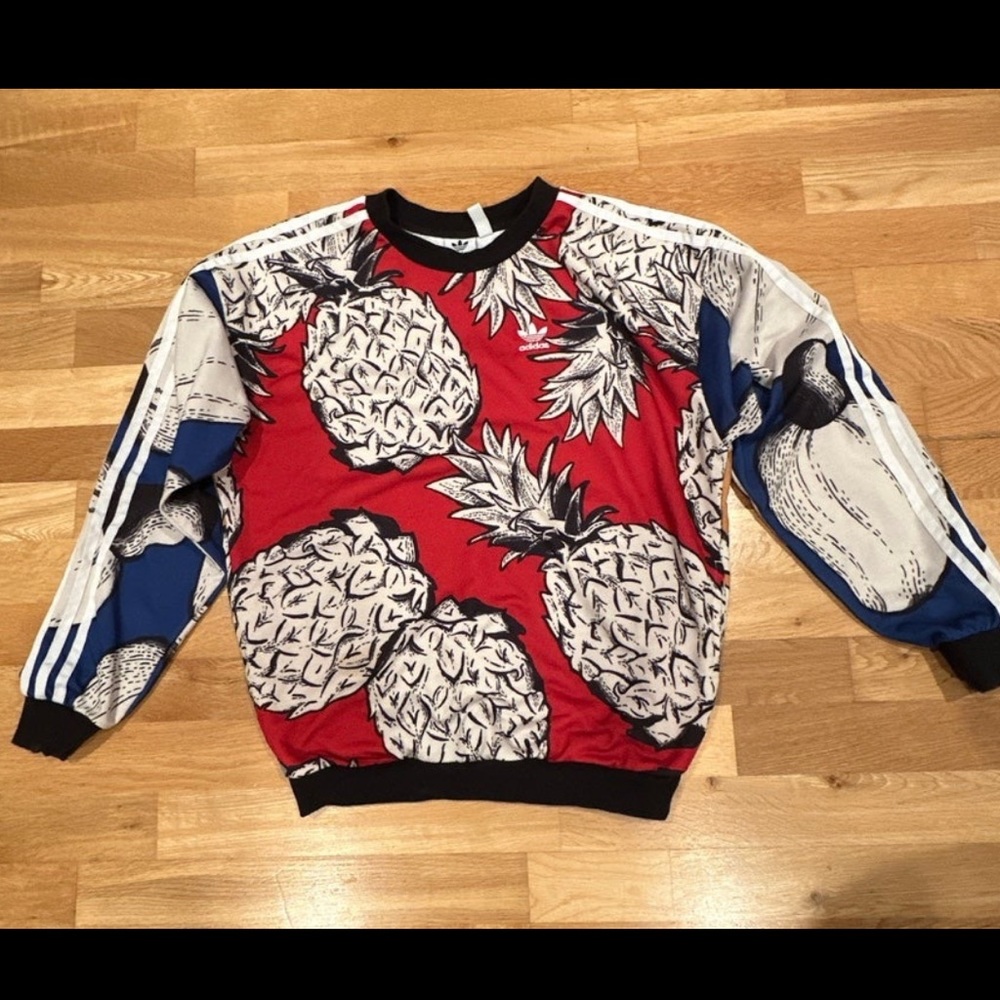 Adidas x Farm Red Pineapple crew sweatshirt